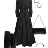 MARGOT LANE | ABITO ELEGANTE PLISSETTATO