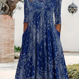 ELOWEN | ABITO MIDI CON MANICHE LUNGHE CASUAL