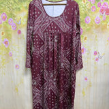 ELOWEN | ABITO MIDI CON MANICHE LUNGHE CASUAL
