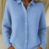 Steffie | Cardigan a quadri con bottoni