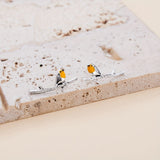 Nadine | Orecchini con Pettirosso