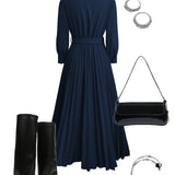MARGOT LANE | ABITO ELEGANTE PLISSETTATO