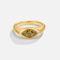 Anello in Cristallo Verde Arizona