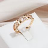 Gerlinde | Anello in look intrecciato