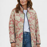 Annika™ | Giacca trapuntata con ornamenti in rosa antico