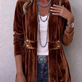Katrin™ | Blazer aperto con riflesso