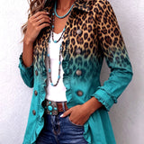 Barbara™ | Blazer in sfumatura leopardata