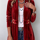 Katrin™ | Blazer aperto con riflesso