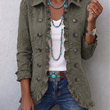 Angelika™ | Blazer con ricamo floreale
