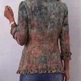 Marlene™ | Blazer in Look Usato con Gradiente