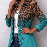 Barbara™ | Blazer in sfumatura leopardata
