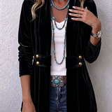 Katrin™ | Blazer aperto con riflesso