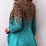 Barbara™ | Blazer in sfumatura leopardata