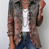 Marlene™ | Blazer in Look Usato con Gradiente
