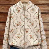 Hannelore™ | Cardigan con delicate trame floreali