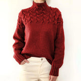 Elena | Maglione a collo alto caldo