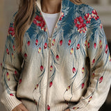 Susanne | Cardigan con zip e sfumature di colore